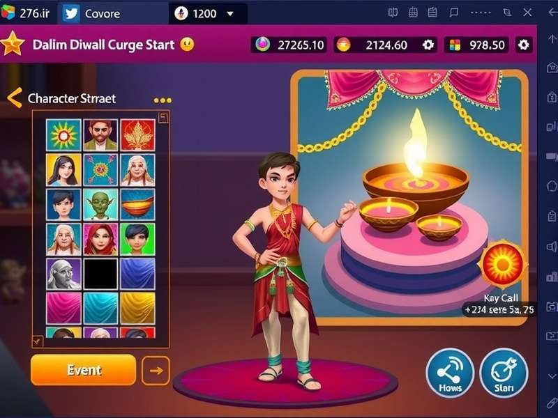 Saffron Surge Star character customization screen